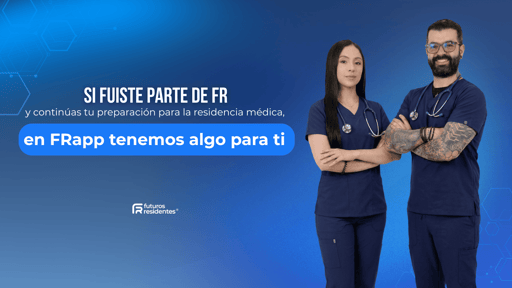 Si fuiste parte de FR y continúas tu preparación para la residencia médica, en FRapp tenemos algo para ti